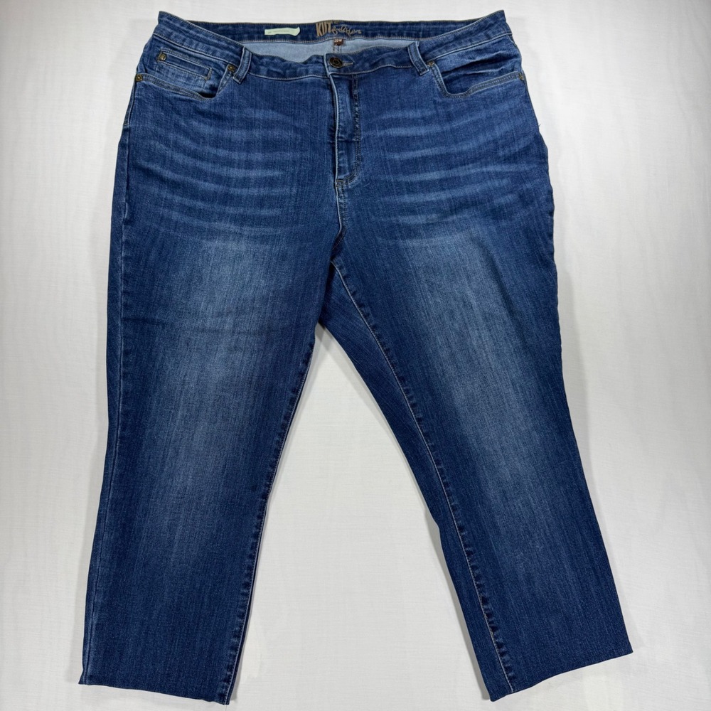 KUT from the Kloth Viv Toothpick Skinny Jeans Plus Size 20W Dark Wash Customized